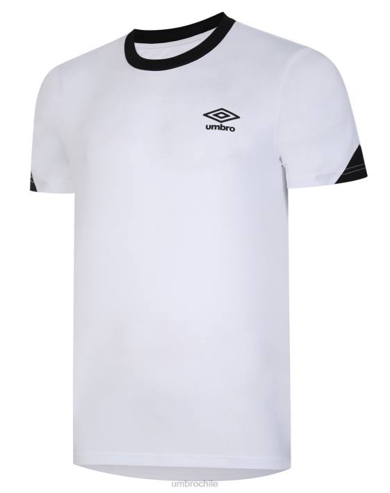 hombres Umbro blanco negro camiseta de entrenamiento total ropa FTXL68