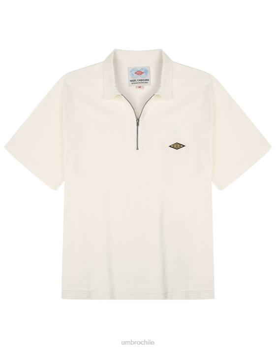 hombres Umbro blanquecino nigel cabourn polo ropa FTXL85