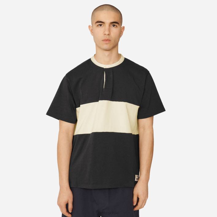 hombres Umbro blazer azul marino/crema cannoli camiseta de rugby con cuello henley ymc ropa FTXL88