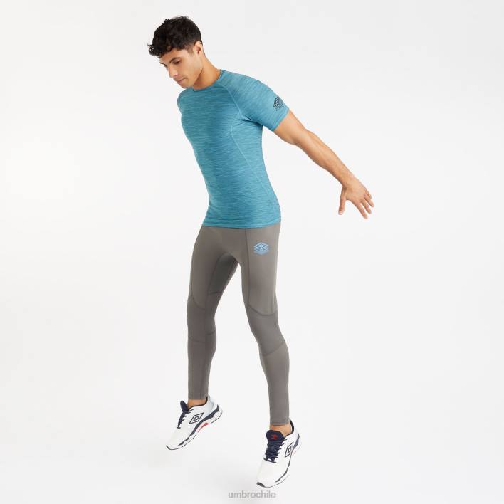 hombres Umbro bronce/azul malibu camiseta interior de élite de entrenamiento profesional ropa FTXL4