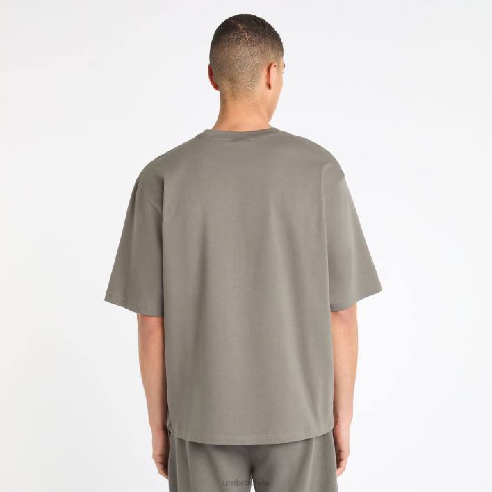 hombres Umbro bronce camiseta oversize estilo deportivo ropa FTXL41