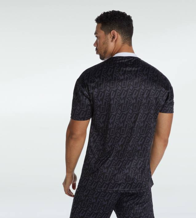 hombres Umbro carbono/blanco camiseta de graffiti ropa FTXL83