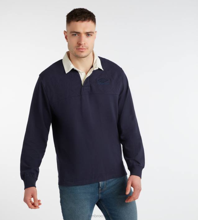 hombres Umbro cielo nocturno/marfil camiseta de las naciones de origen ropa FTXL58