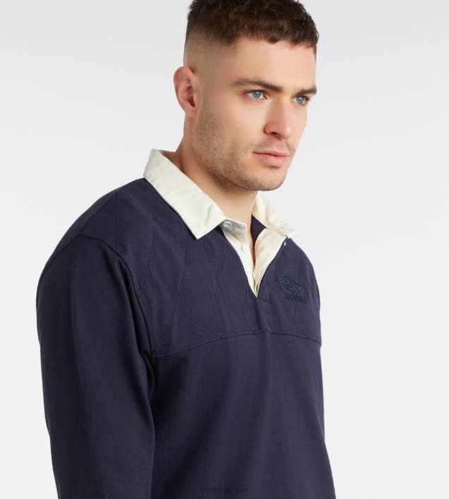 hombres Umbro cielo nocturno/marfil camiseta de las naciones de origen ropa FTXL58