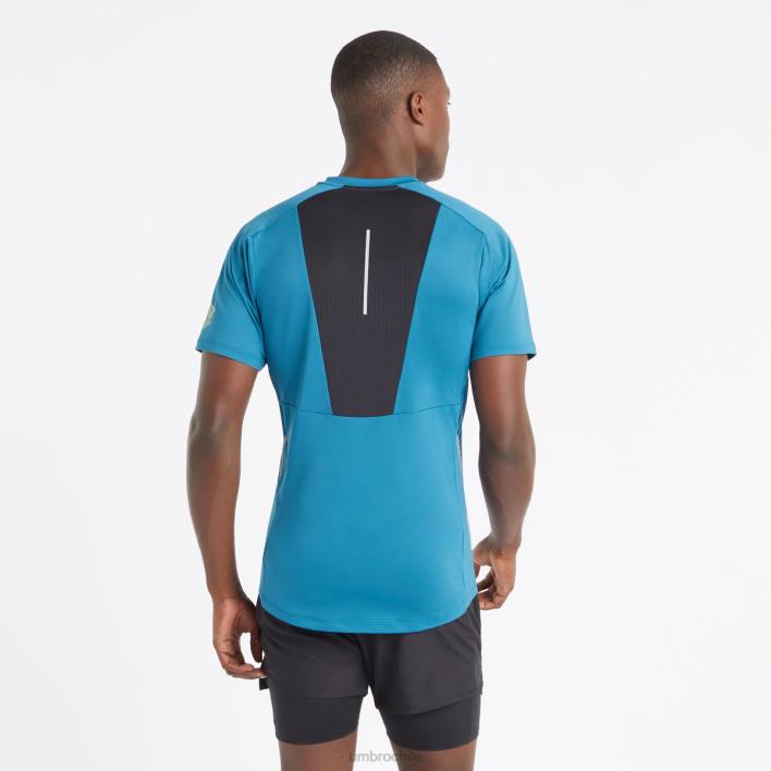 hombres Umbro corales azules camiseta gráfica de entrenamiento profesional elite ropa FTXL79