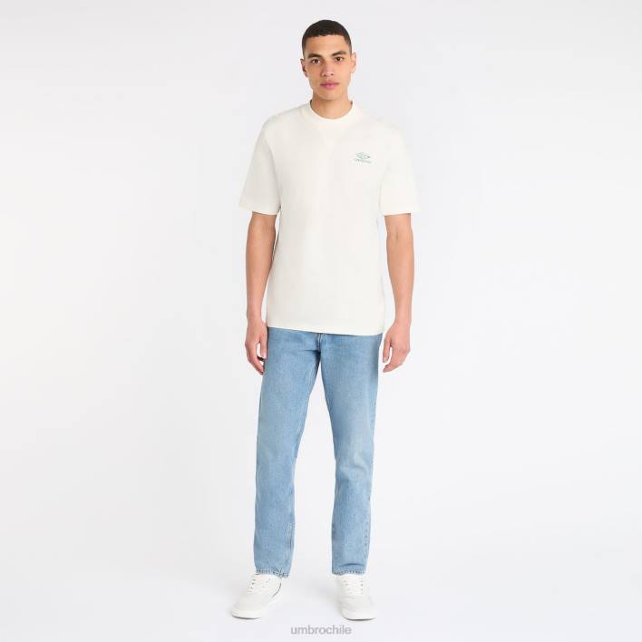 hombres Umbro crudo/abeto camiseta relajada ropa FTXL45