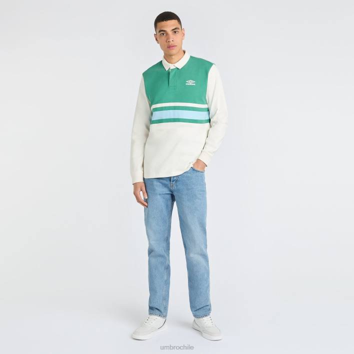 hombres Umbro crudo/abeto/salto ángel camiseta de rugby ropa FTXL42