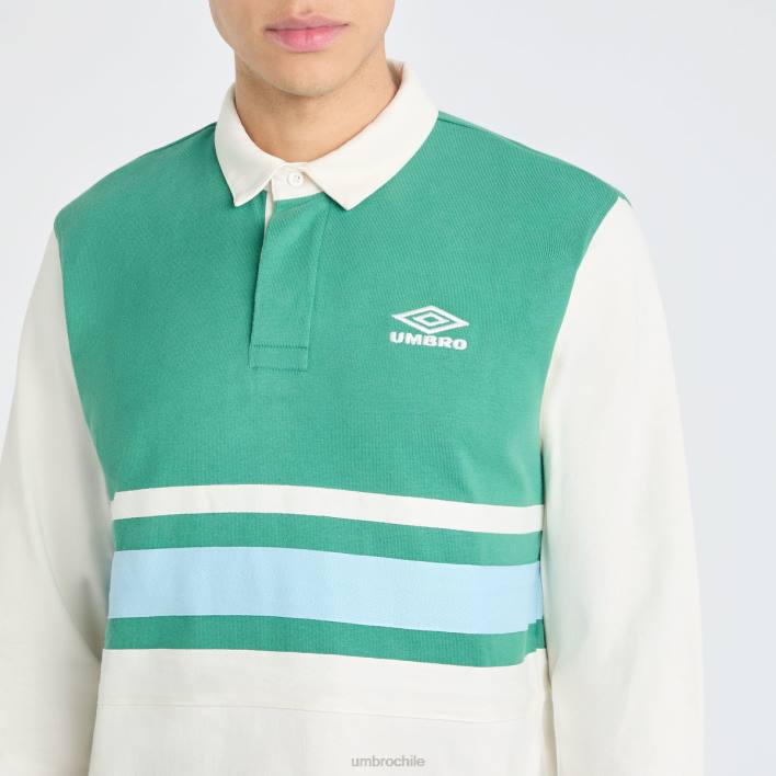 hombres Umbro crudo/abeto/salto ángel camiseta de rugby ropa FTXL42