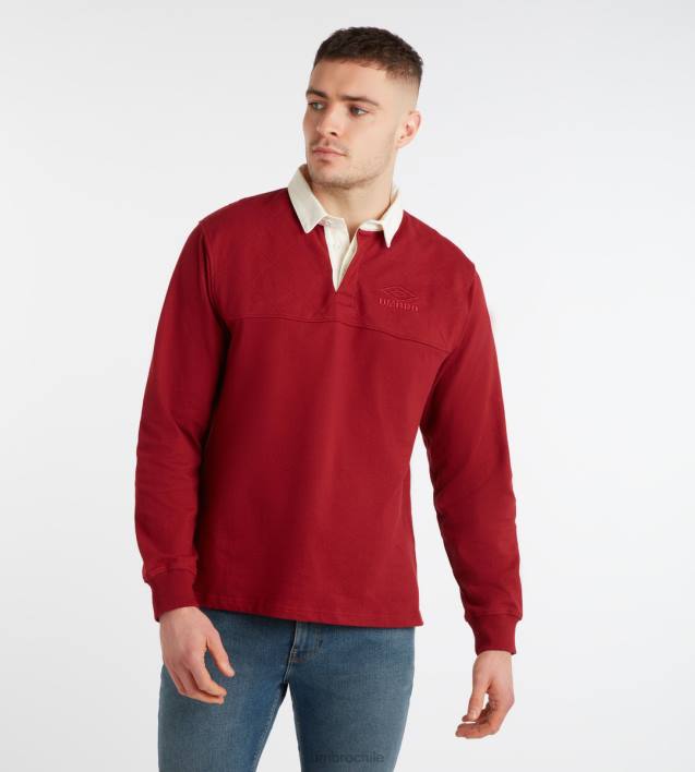 hombres Umbro dalia roja/marfil camiseta de las naciones de origen ropa FTXL59