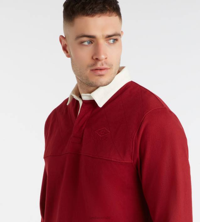 hombres Umbro dalia roja/marfil camiseta de las naciones de origen ropa FTXL59