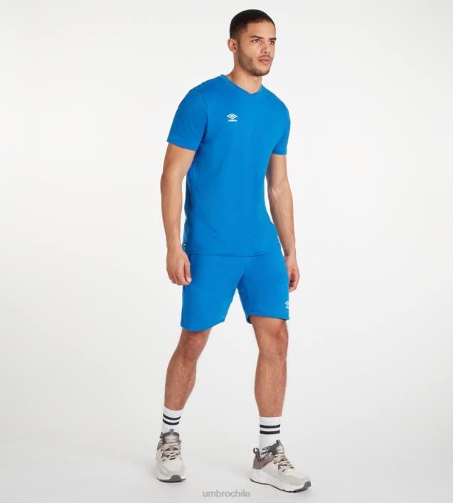 hombres Umbro dos real/blanco camiseta club de ocio ropa FTXL53