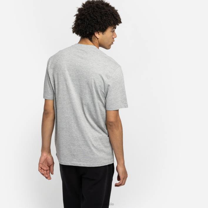 hombres Umbro gris jaspeado/negro camiseta con logo pequeño de diamantes ropa FTXL73