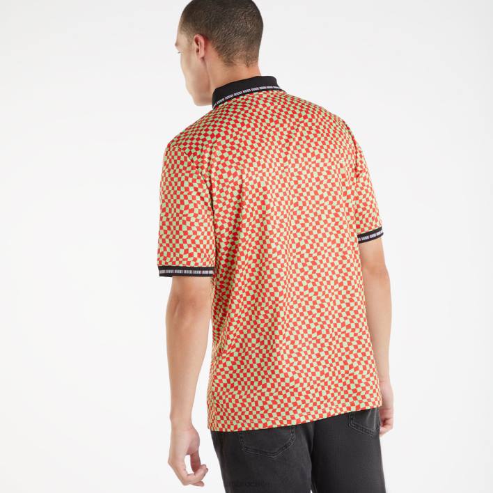 hombres Umbro lima jade/escarlata llama camiseta mtv ropa FTXL7