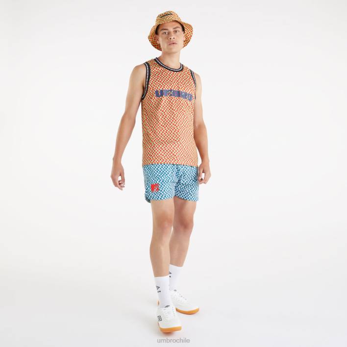 hombres Umbro lima jade/escarlata llama chaleco mtv ropa FTXL24