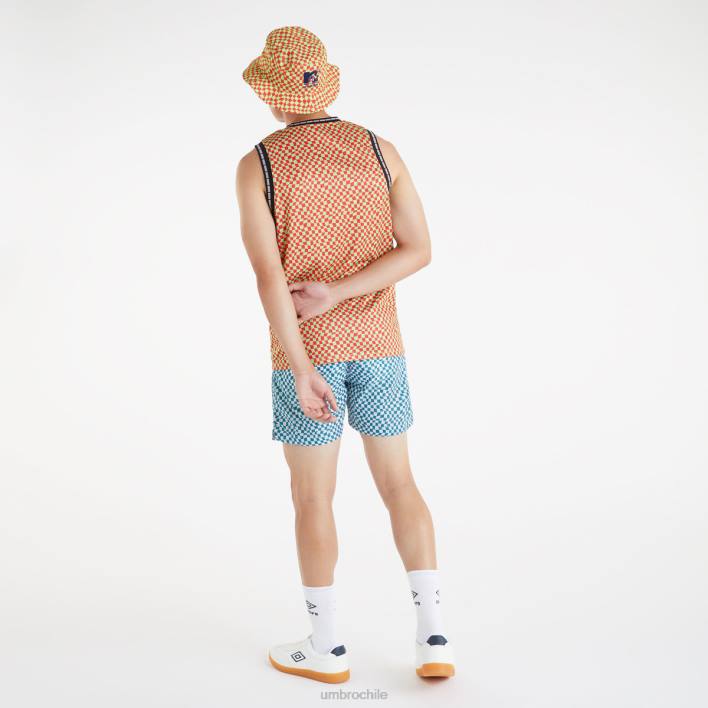 hombres Umbro lima jade/escarlata llama chaleco mtv ropa FTXL24