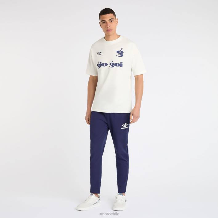 hombres Umbro malvavisco/azul patriota camiseta con logo de gio goi ropa FTXL64