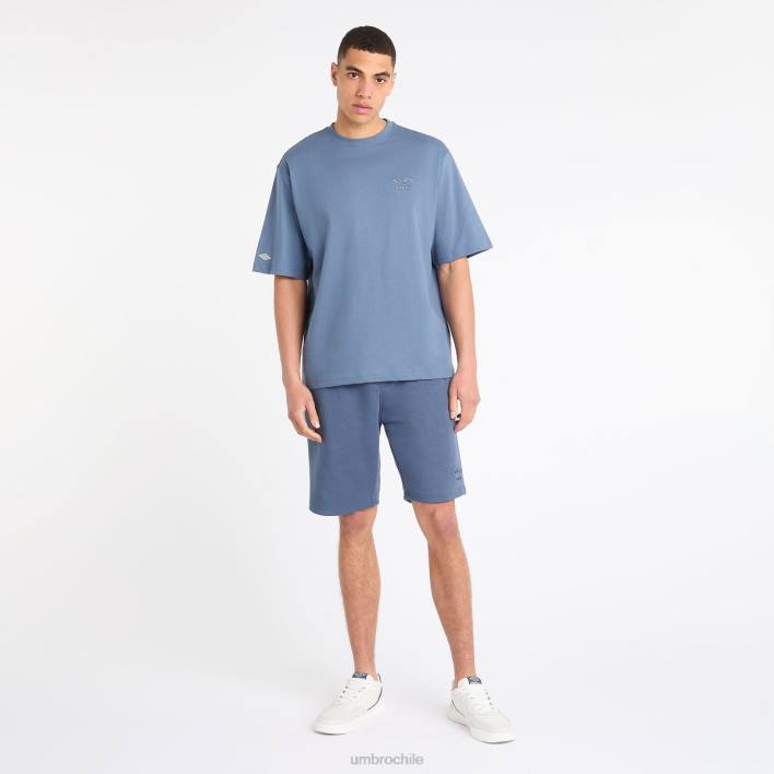 hombres Umbro mar de bering/alondra camiseta oversize estilo deportivo ropa FTXL39