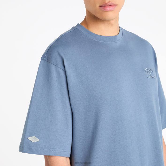 hombres Umbro mar de bering/alondra camiseta oversize estilo deportivo ropa FTXL39