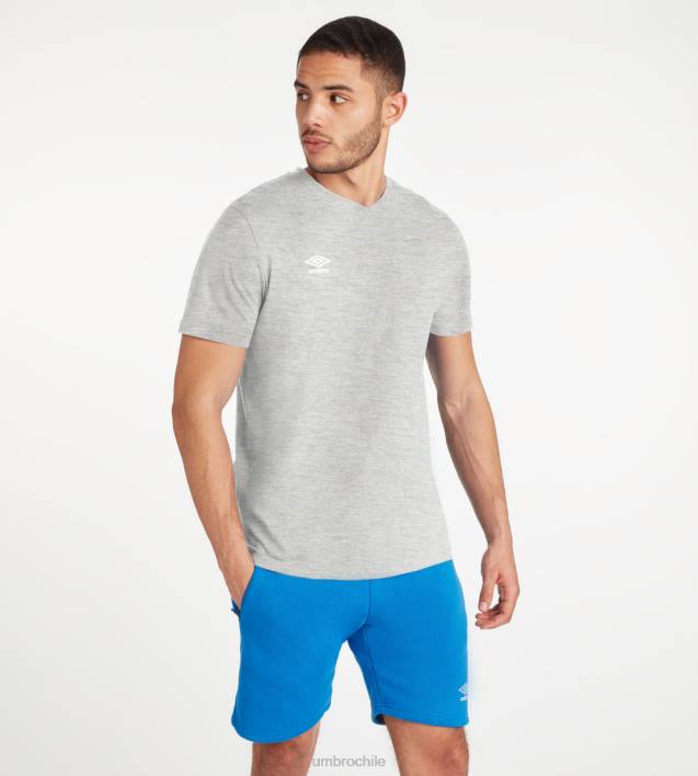 hombres Umbro marga gris claro camiseta club de ocio ropa FTXL50