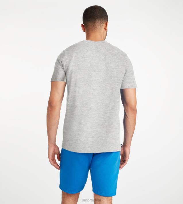 hombres Umbro marga gris claro camiseta club de ocio ropa FTXL50