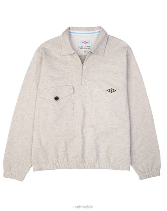 hombres Umbro marga gris top de entrenamiento nigel cabourn poh ropa FTXL81