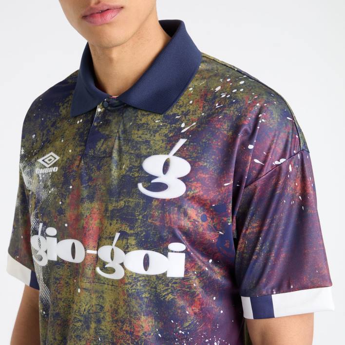 hombres Umbro multi camiseta de fútbol de gio goi ropa FTXL62
