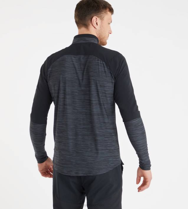 hombres Umbro negro/carbono entrenamiento pro entrenamiento elite media cremallera ropa FTXL92