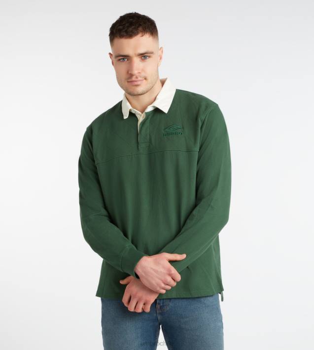 hombres Umbro pastos verdes/marfil camiseta de las naciones de origen ropa FTXL56