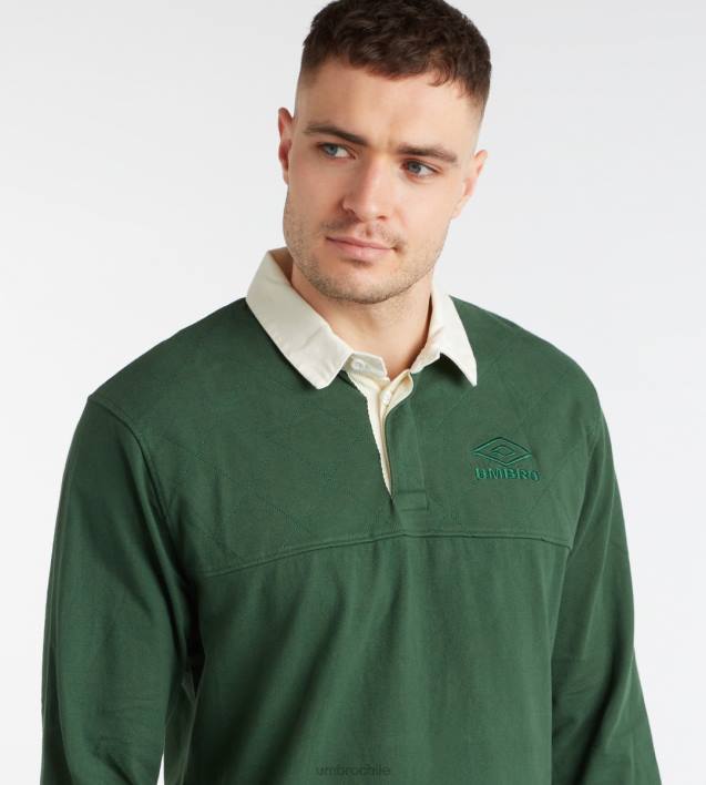 hombres Umbro pastos verdes/marfil camiseta de las naciones de origen ropa FTXL56