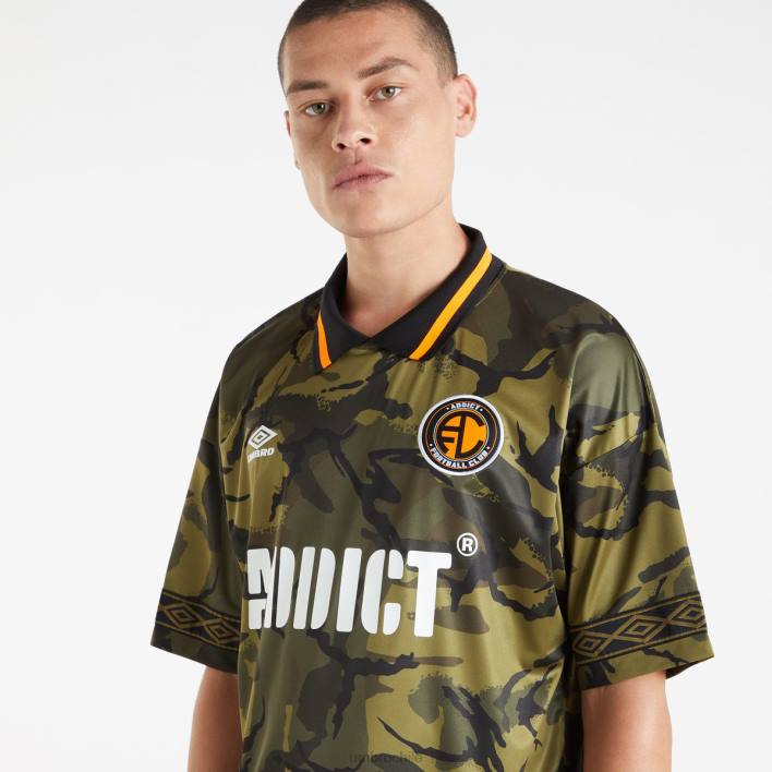 hombres Umbro terreno camiseta local del adicto f.c ropa FTXL60