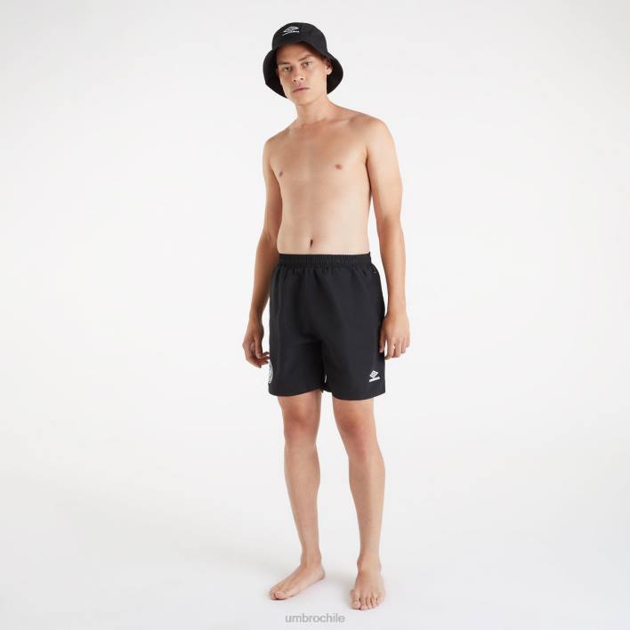 hombres Umbro negro shorts de baño adictos f.c ropa FTXL262