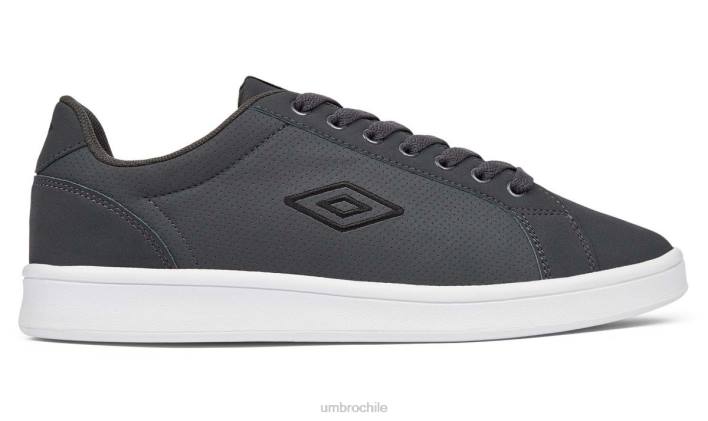 mujer Umbro gris negro zapatillas clásicas con copa perf calzado FTXL566