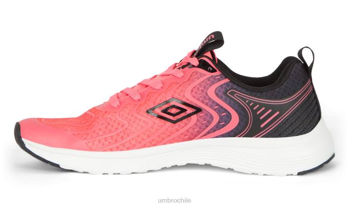 mujer Umbro rosa/negro entrenador índigo calzado FTXL573