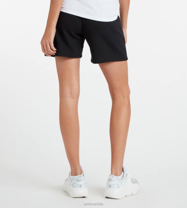 mujer Umbro blanco negro club de ocio jogging corto ropa FTXL500