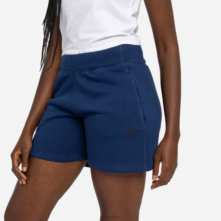 mujer Umbro dos azul marino pantalón corto pro polar elite ropa FTXL509