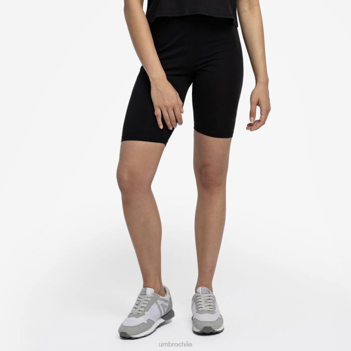 mujer Umbro negro pantalones cortos de ciclismo con diamantes ropa FTXL506