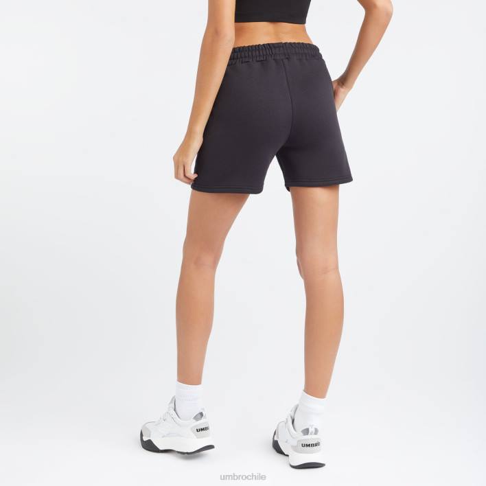 mujer Umbro negro shorts deportivos centrales ropa FTXL497