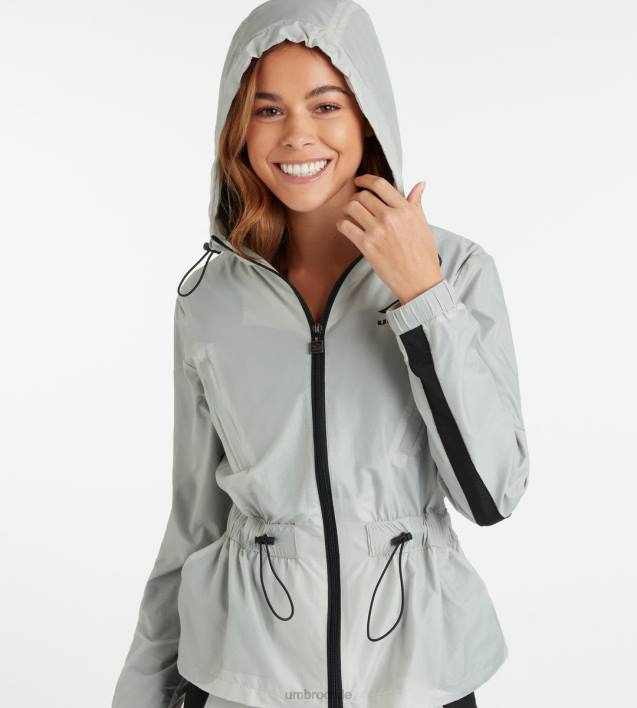mujer Umbro niebla/negro chaqueta reflectante tech zt ropa FTXL517