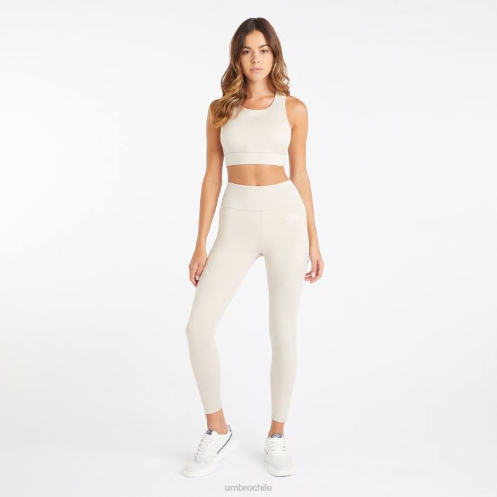 mujer Umbro gris-plata leggings de entrenamiento profesional 7/8 ropa FTXL461