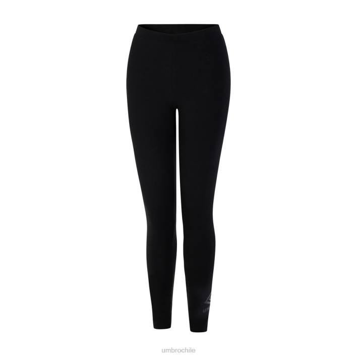 mujer Umbro negro leggings de algodón estilo diamante ropa FTXL472