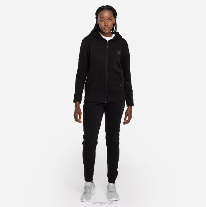 mujer Umbro negro pantalón pro polar elite ropa FTXL477