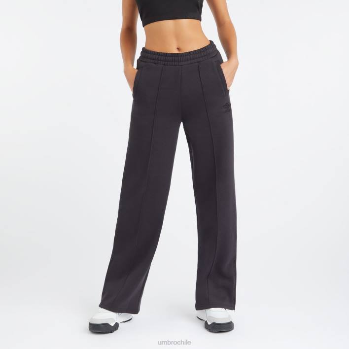 mujer Umbro negro pantalones de chándal centrales ropa FTXL459