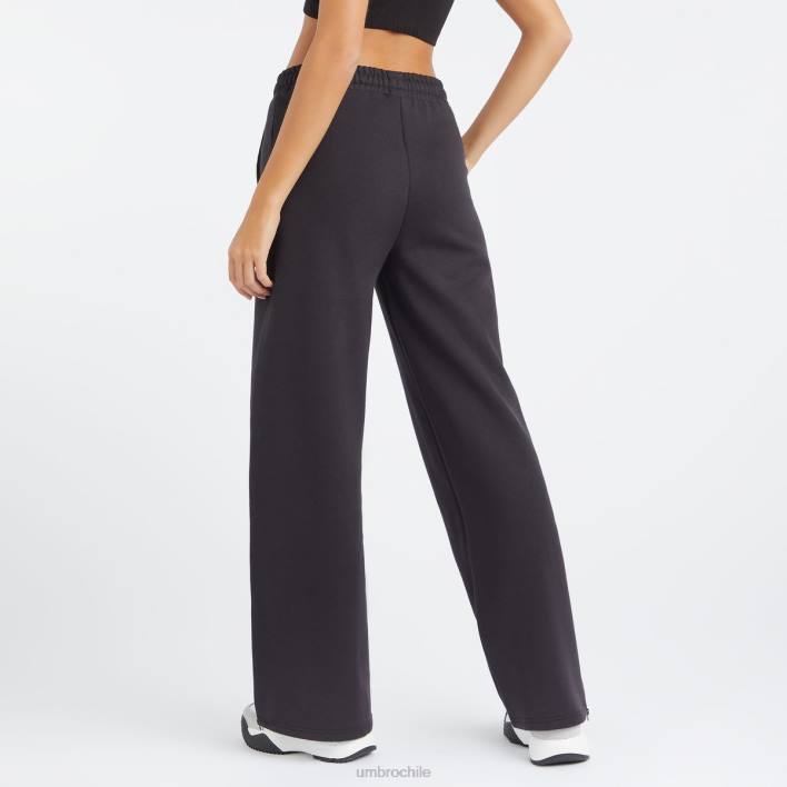 mujer Umbro negro pantalones de chándal centrales ropa FTXL459