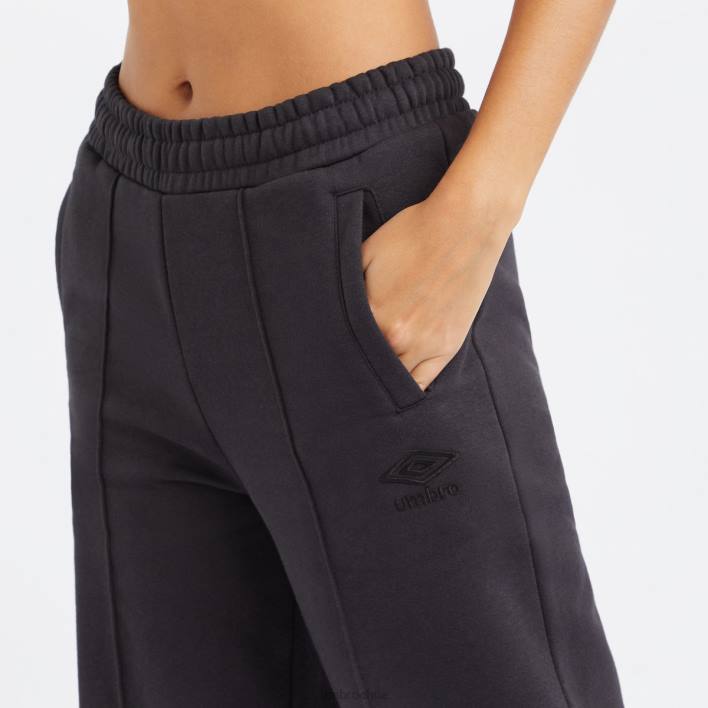 mujer Umbro negro pantalones de chándal centrales ropa FTXL459