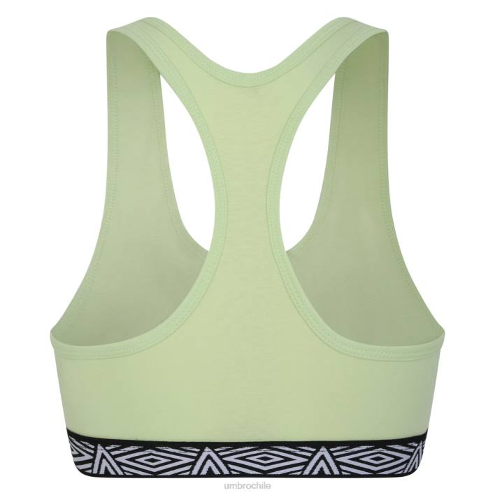 mujer Umbro verde/turquesa Pack de 2 tops de sujetador Core para mujer ropa FTXL539