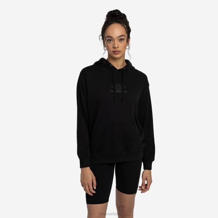 mujer Umbro negro diamante oh capucha ropa FTXL444
