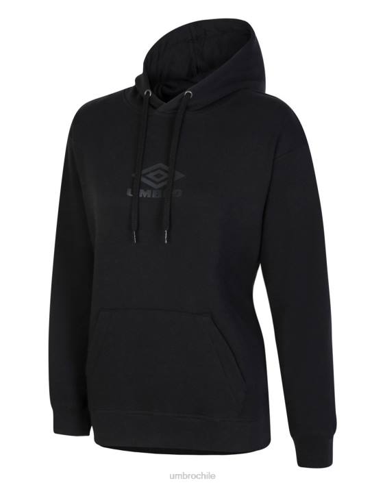 mujer Umbro negro diamante oh capucha ropa FTXL444