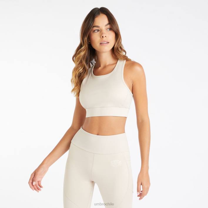mujer Umbro gris-plata sujetador deportivo de entrenamiento profesional ropa FTXL526