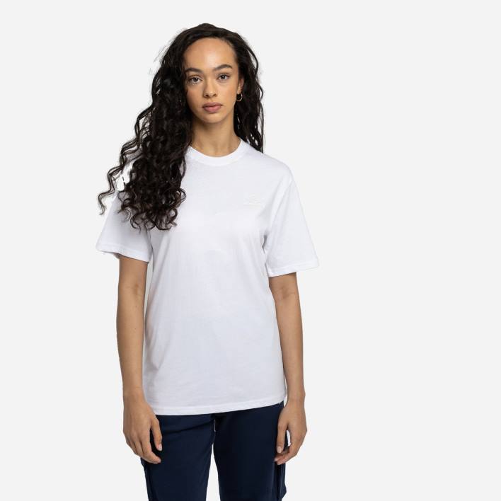 mujer Umbro blanco camiseta de novio de diamante ropa FTXL424