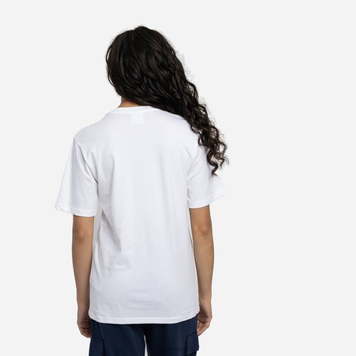 mujer Umbro blanco camiseta de novio de diamante ropa FTXL424